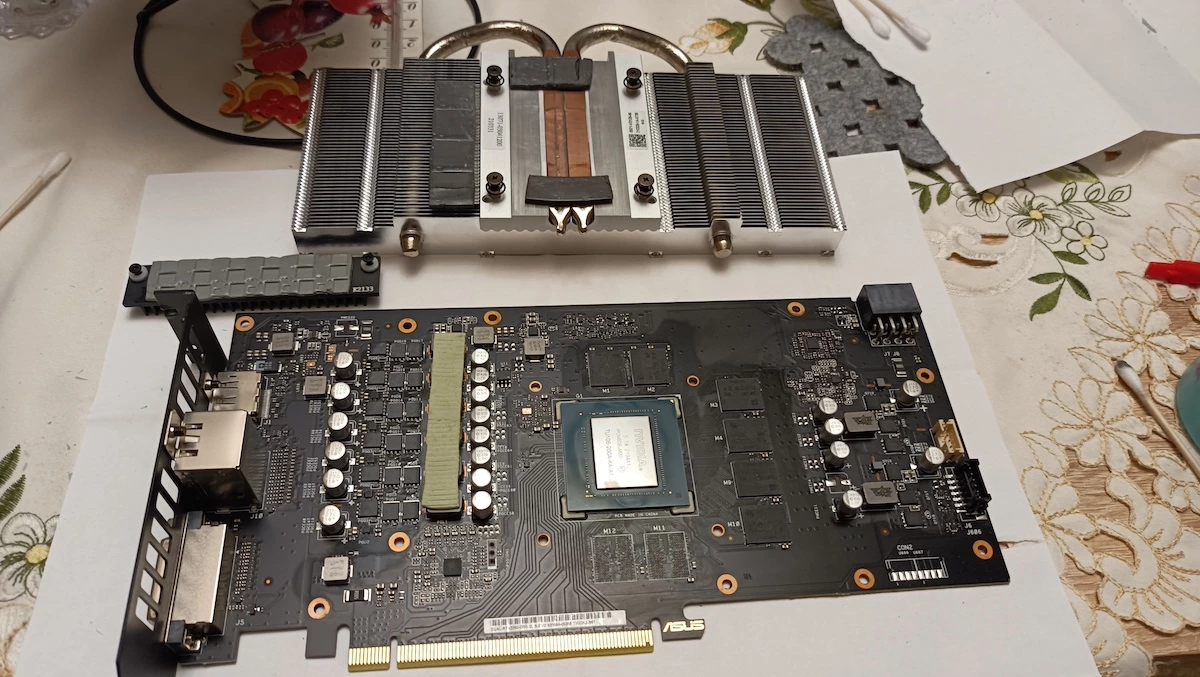 ASUS Dual RTX 2060 OC 6GB Thermal Pad Sizes 1mm 1 5mm 2mm Fehonda