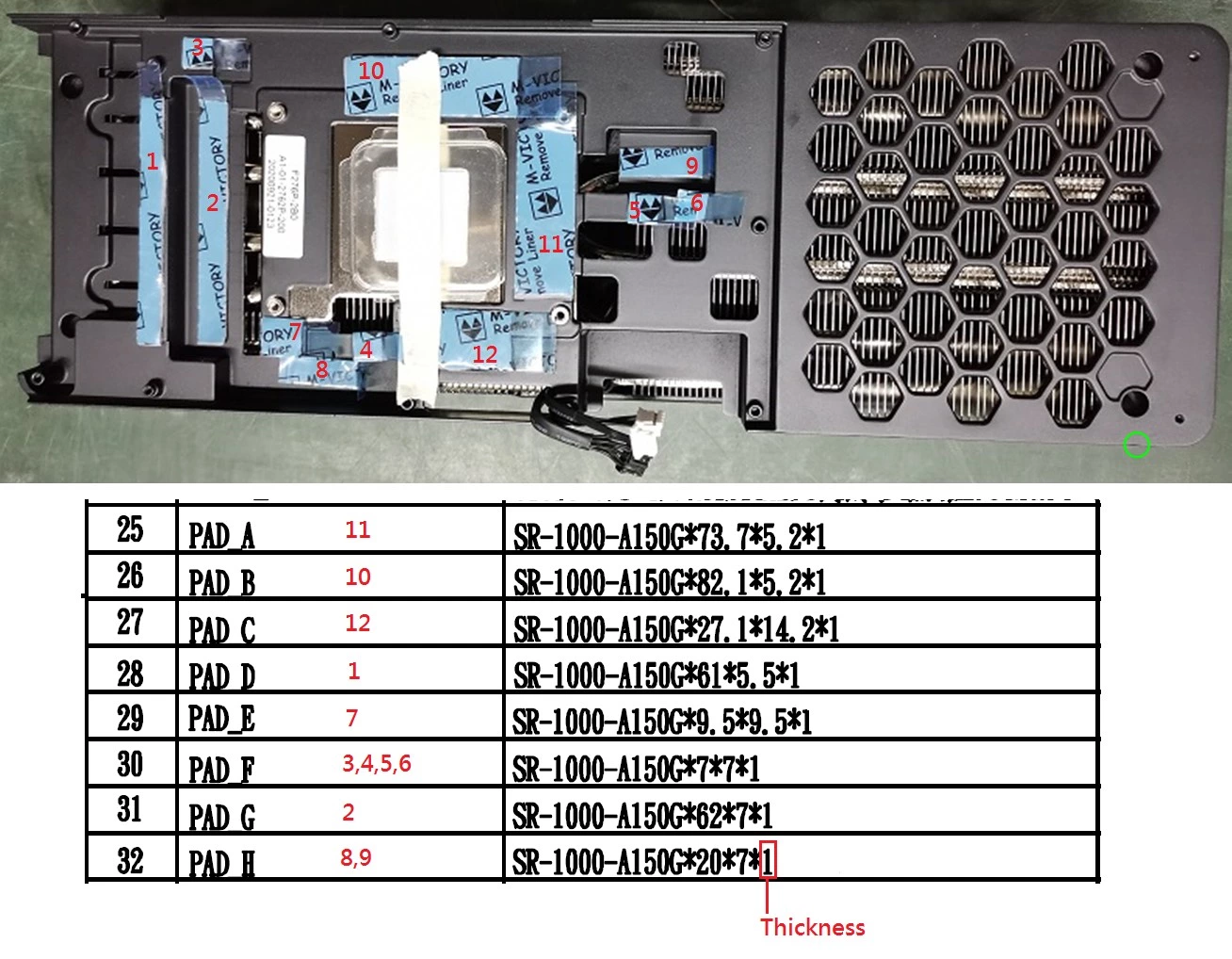 Gainward GeForce RTX 3070 Phoenix (and PNY RTX 3070 XLR8): Comprehensive 1mm Thermal Pad Guide