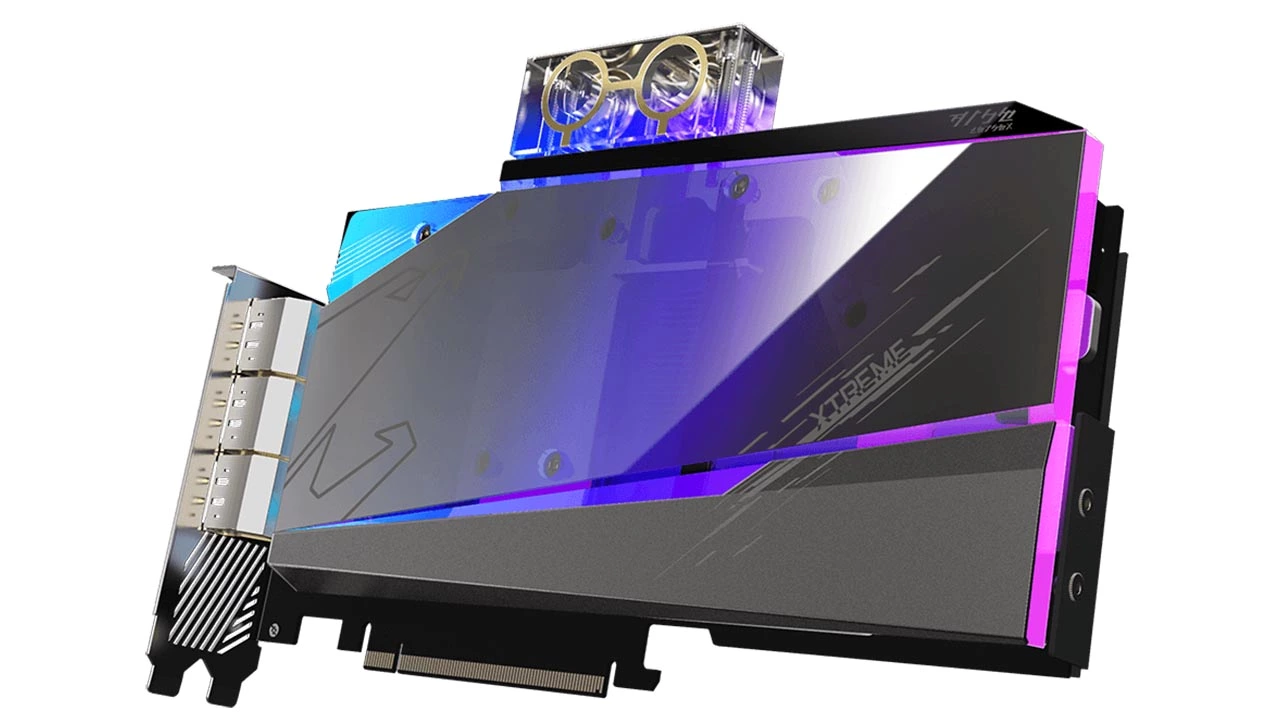 GIGABYTE  AORUS GeForce RTX 3090 XTREME WATERFORCE WB 24G: Thermal Pad Guide (1mm & 2mm)