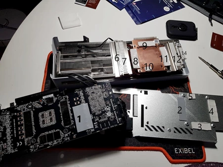 GIGABYTE GeForce RTX 3090 Vision OC 24G: Thermal Pad Guide (1.5mm