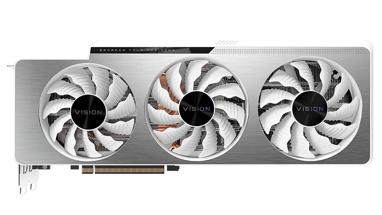 GIGABYTE  GeForce RTX 3080 Ti VISION OC 12G: Thermal Pad Guide (1, 1.5, 2, 3mm)