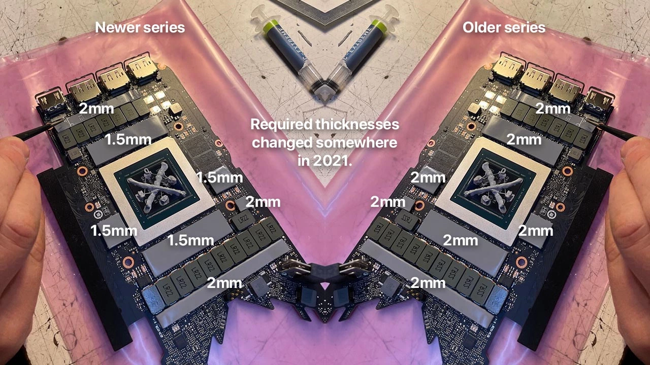 NVIDIA GeForce RTX 3080 Founders Edition: Thermal Pad Guide