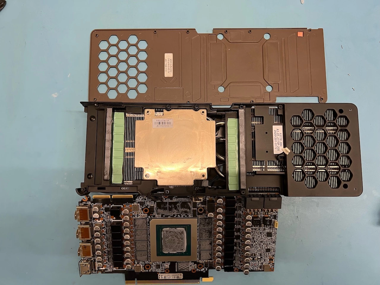 PNY GeForce RTX 3090 24GB XLR8 Gaming REVEL: Thermal Pad Guide (Revision A & B Differences)