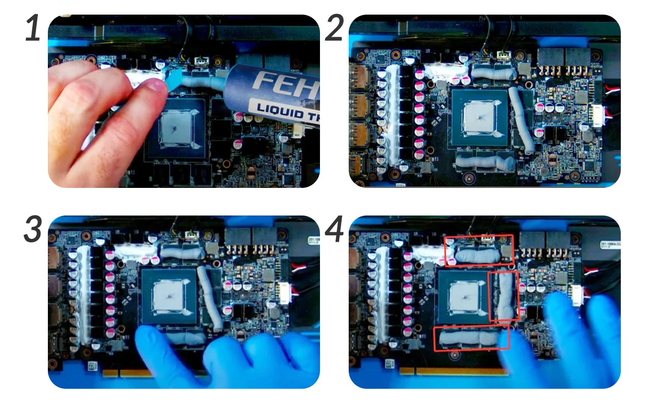 How To Use The Fehonda Liqud Thermal Pad