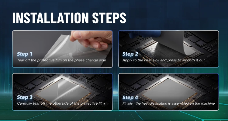 How To Use The Fehonda Phase change Thermal Pad